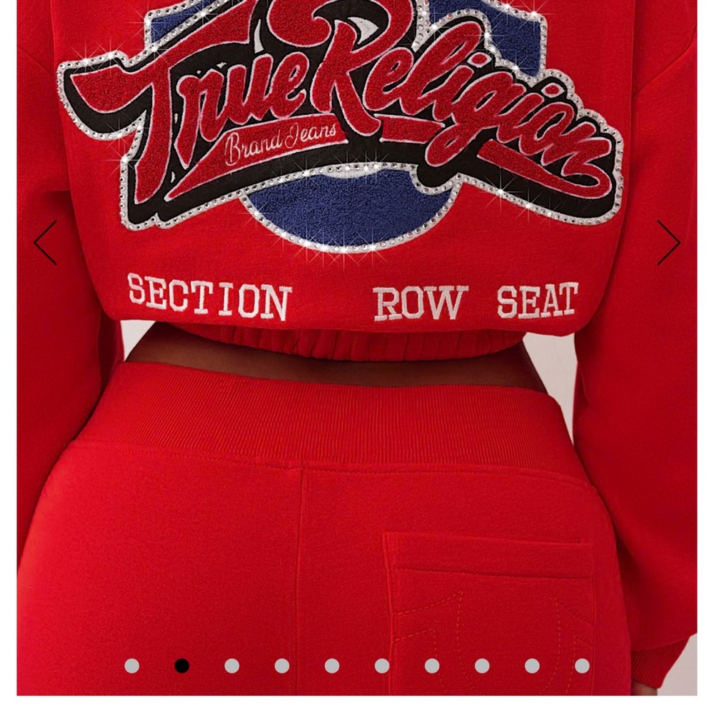True Religion - CRYSTAL PATCH ZIP HOODIE - Picture 2 of 2